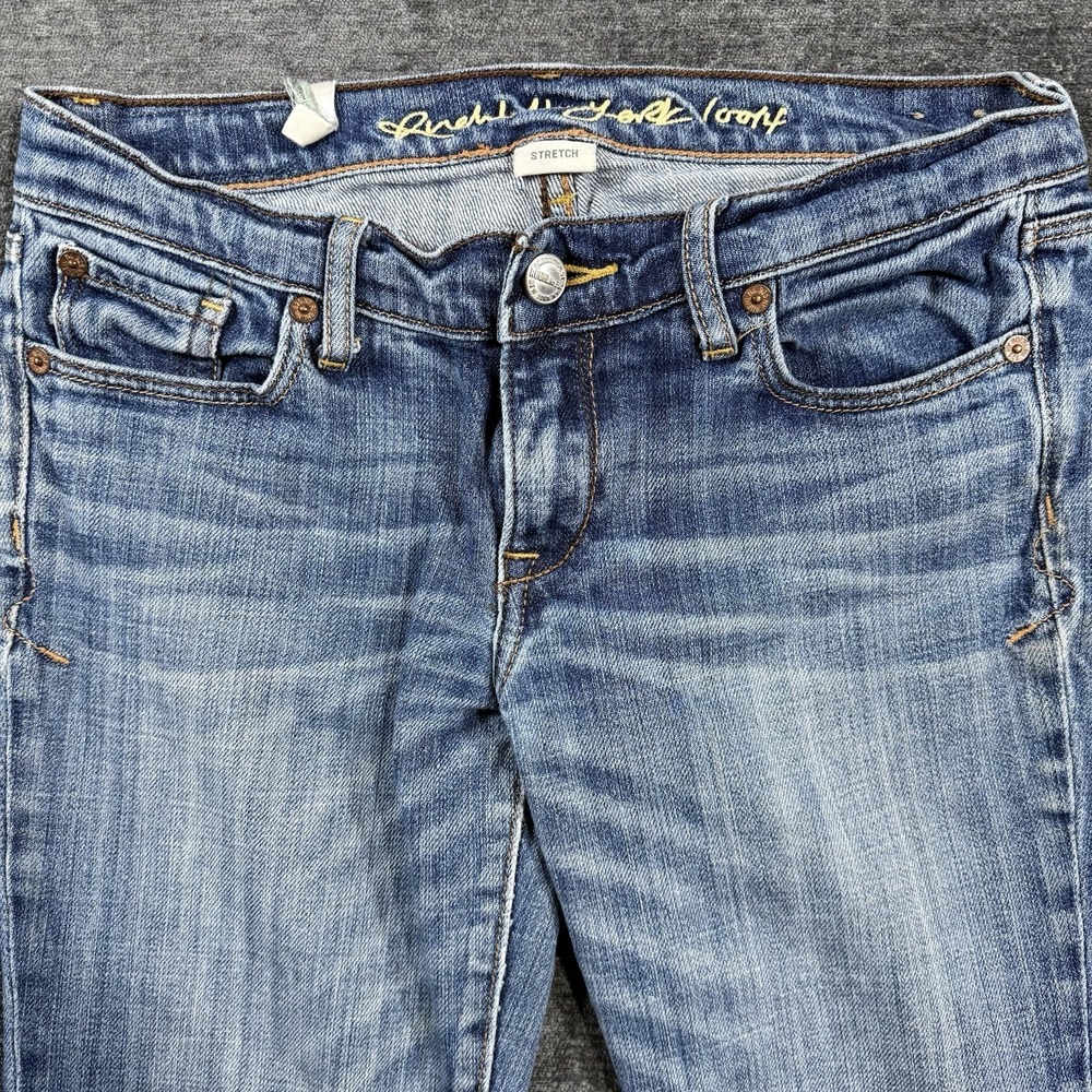 Ruehl No. 925 New York Jeans Women's‎ 26x31 Blue Denim Low Rise Straight Stretch - Picture 11 of 16
